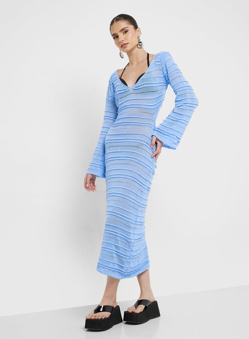 Ginger Crochet Knitted Beach Dress - Image 1