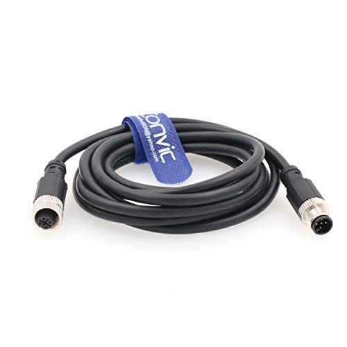 Eonvic Industrial M12 5 Pin Male to Female Aviation Sensor Connector Electrical PVC Cable - Image 1
