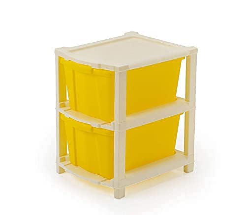 Kalitus Foldable 2 Layer Modular Storage Organizer For Home Kitchen Bathroom etc - Image 3