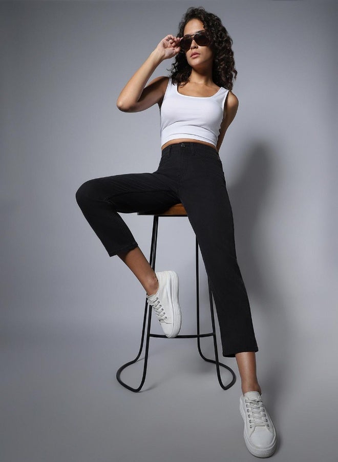 هاي ستار جينز أسود نسائي - Image 1