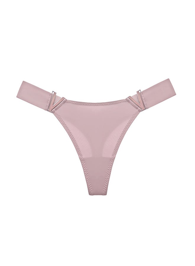 1929v/1930t V-shaped Metal-decorated T-pants For Women's Sports Hip-lifting Low-waist High-cut Half-covering Women's Underwear