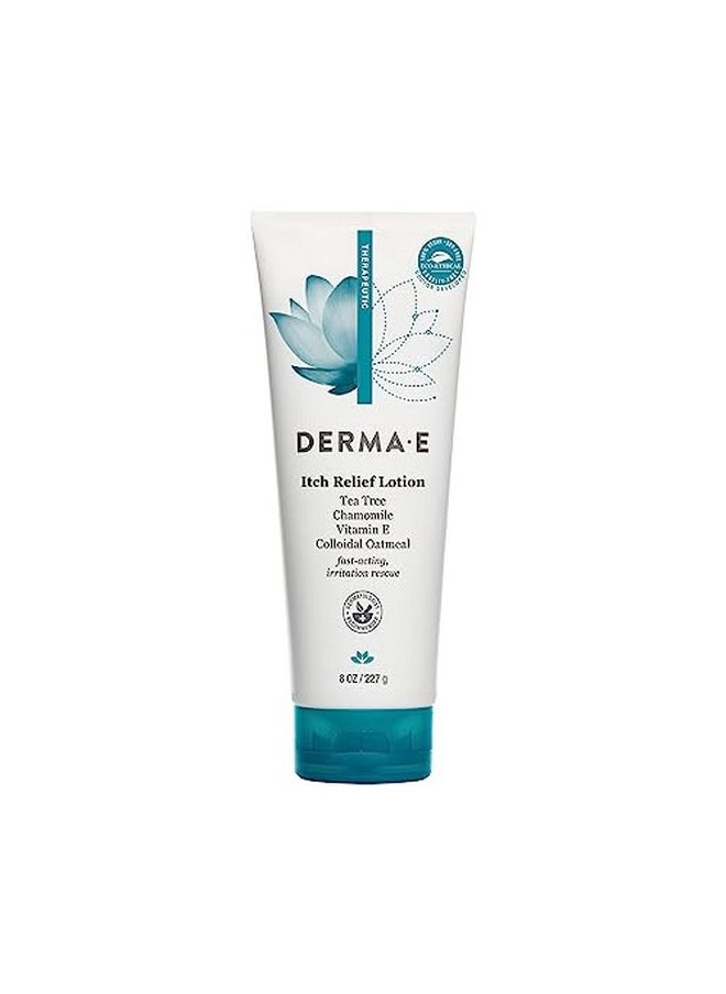 derma-e - Ermae Itch Relief Lotion Antiitch Lotion For Dry Skin Soothing Itchy Skin Cream Lightweight Body Lotion Calms And Moisturizes 8 Oz - Image 1