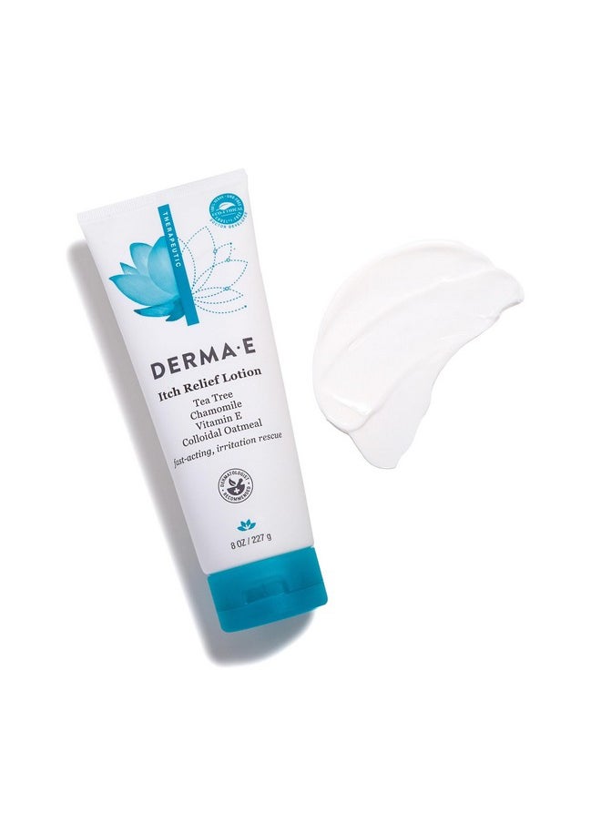 derma-e - Ermae Itch Relief Lotion Antiitch Lotion For Dry Skin Soothing Itchy Skin Cream Lightweight Body Lotion Calms And Moisturizes 8 Oz - Image 1