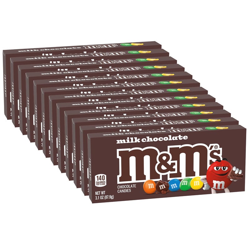 M&M'S MMS Milk Chocolate Candy Movie Theater Box 310 Ounce Pack of 12 - Image 2