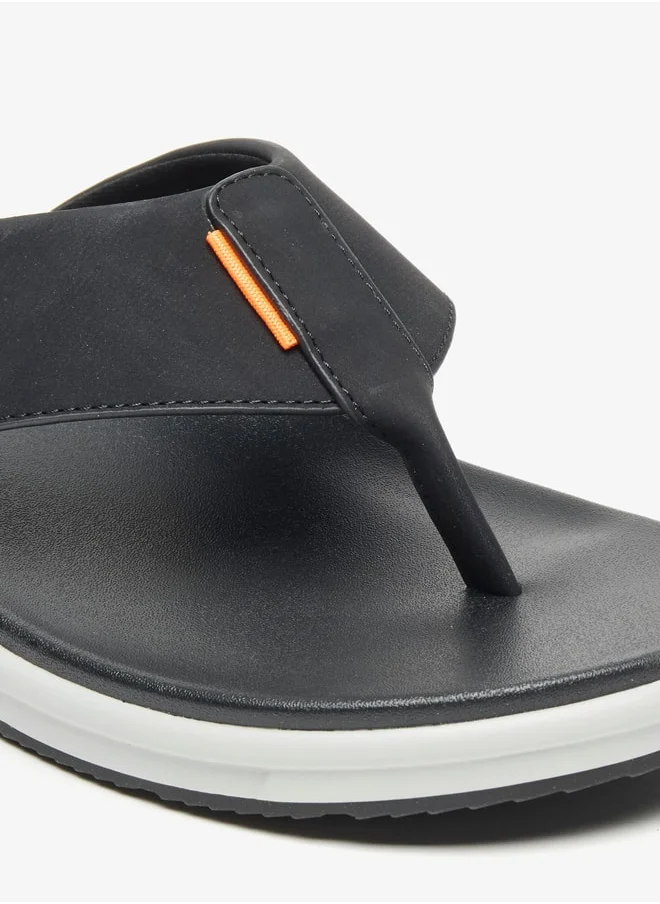 Le Confort Men Solid Slip-On Thong Sandals