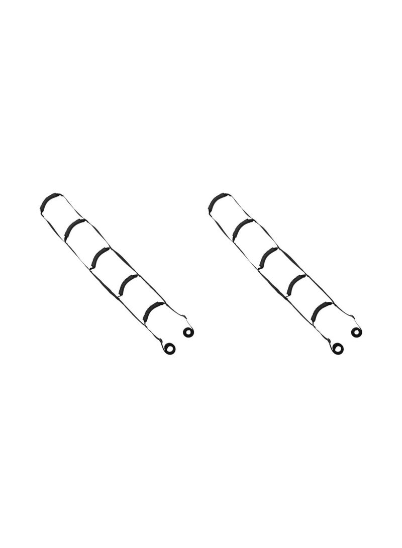 GGOOT 2pcs get up aid Rope Adjustable Strap Lift Straps Waist Band sash Belt Aglet Girdles Old Man up Assist Strap Seniors Supplies Adjustable Bed ladders seat Belt The Bed Elderly Nylon  - Image 1