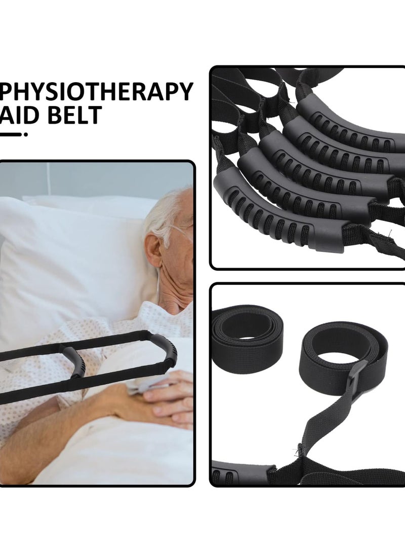 GGOOT 2pcs get up aid Rope Adjustable Strap Lift Straps Waist Band sash Belt Aglet Girdles Old Man up Assist Strap Seniors Supplies Adjustable Bed ladders seat Belt The Bed Elderly Nylon  - Image 3