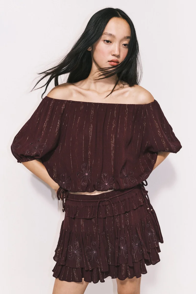 H&M Shimmering blouse