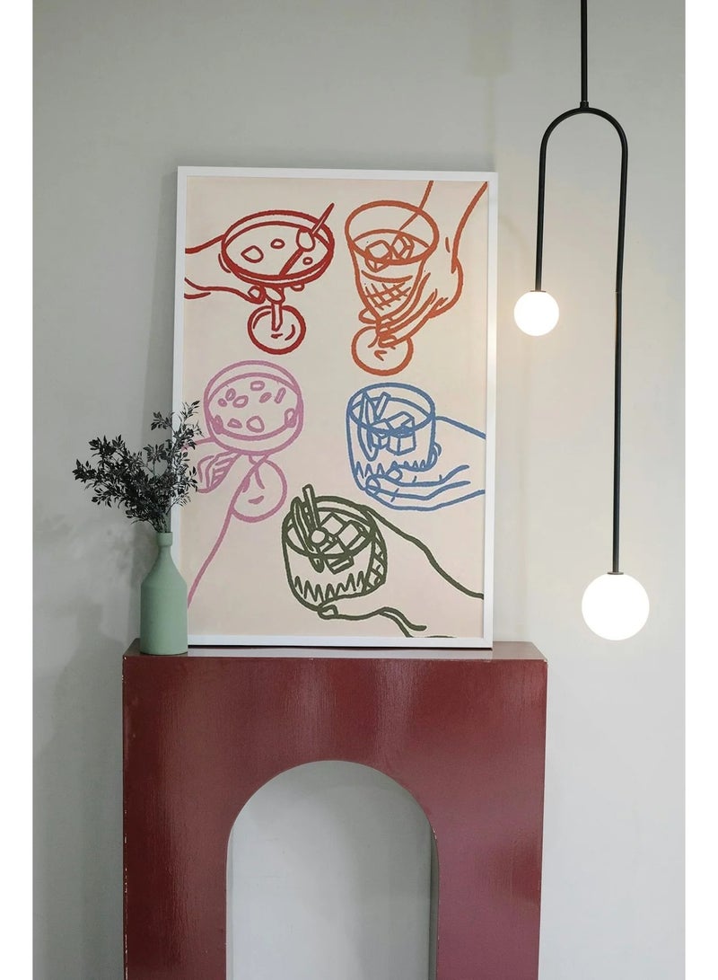 TNESSENTIAL CUTE MARTINI CANVAS POSTER - Image 1