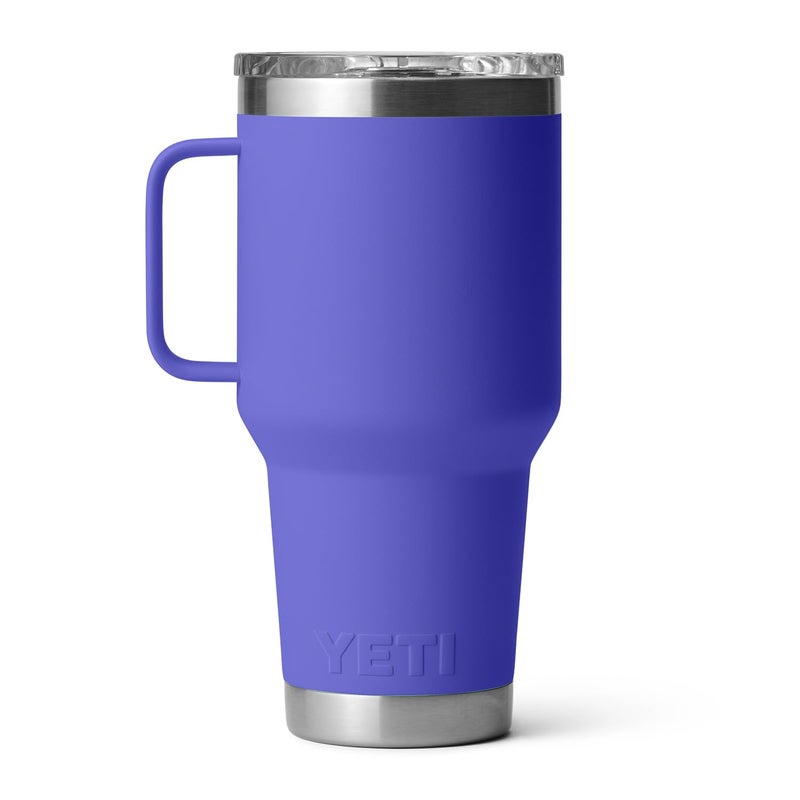 YETI Rambler 30 oz Travel Mug, Stainless Steel, Vacuum Insulated with Stronghold Lid, Ultramarine Violet - Image 4