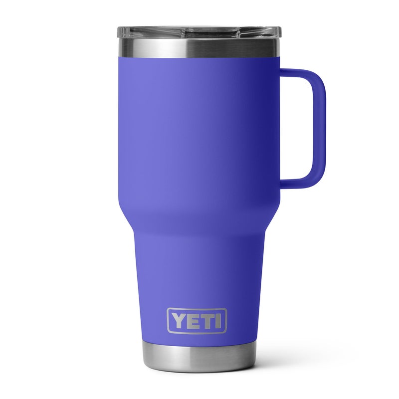 YETI Rambler 30 oz Travel Mug, Stainless Steel, Vacuum Insulated with Stronghold Lid, Ultramarine Violet - Image 1
