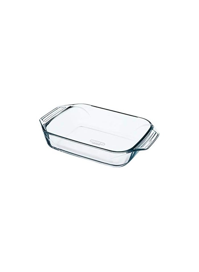 Volume 1.6L Pyrex Oven Dish with Heat-Resistant Handles - Image 1
