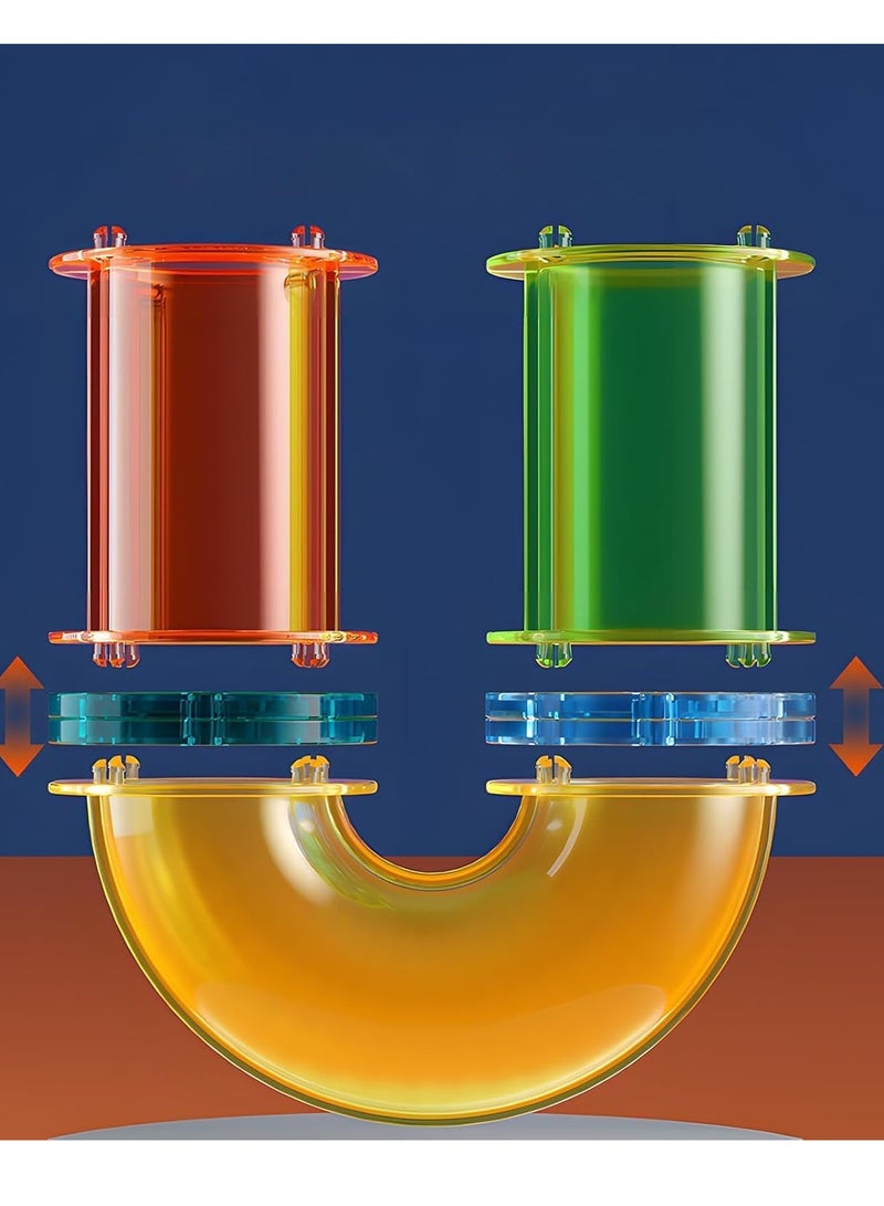 Beauenty Magnetic Toys Building Block Set With Storage Box  Magnetic Tiles 158 PCS Building Blocks Magnet Toys for Kids Early Educational Building Toys Set 3D Magnet Puzzles Stacking Blocks for Boys Girls Set - Image 5