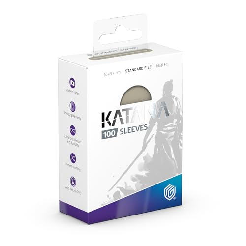 Ultimate Guard Katana Card Sleeves: 100 Standard Size TCG Sleeves, 66 x 91mm, Blue Back, Tournament Quality, No PVC & Acid-Free, High Clarity - Image 2