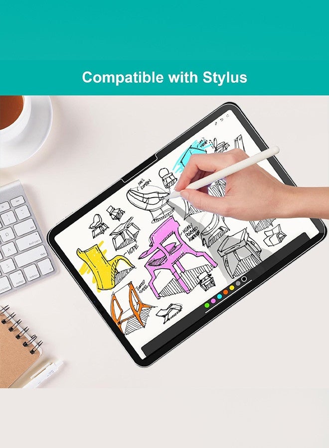 DUSALA for Apple iPad Air 13 2024 M2, 2Packs Premium Screen Protector Tempered Glass 13 inch Clear - Image 4