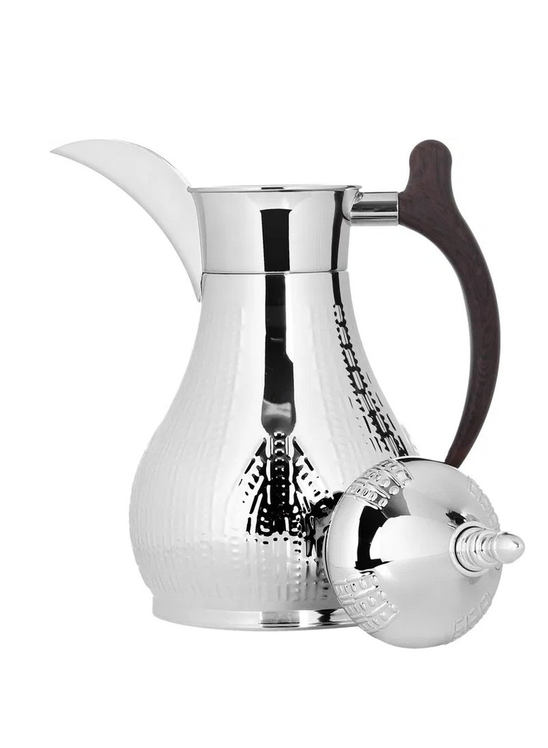 السيف غاليري طقم ترامس هيلة السيف غاليري، 1.2/1.2 لتر، قطعتين، حافظة داخلية استيل، هيكل خارجي استيل - فضي بني - Image 3