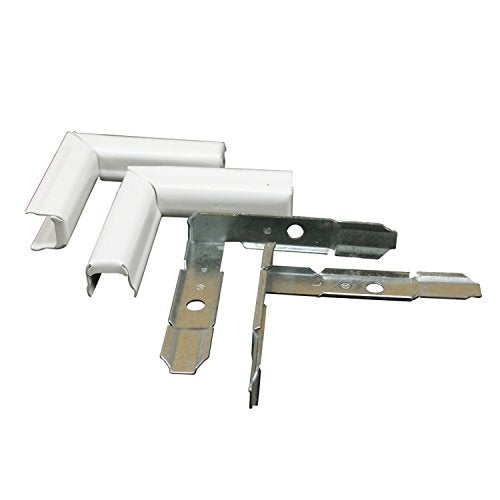 WIREMOLD Legrand Wiremold BW13-14 Metal Raceway for Extending Power, 700 Series, Twist Elbow, White (1 Pack) - Image 1