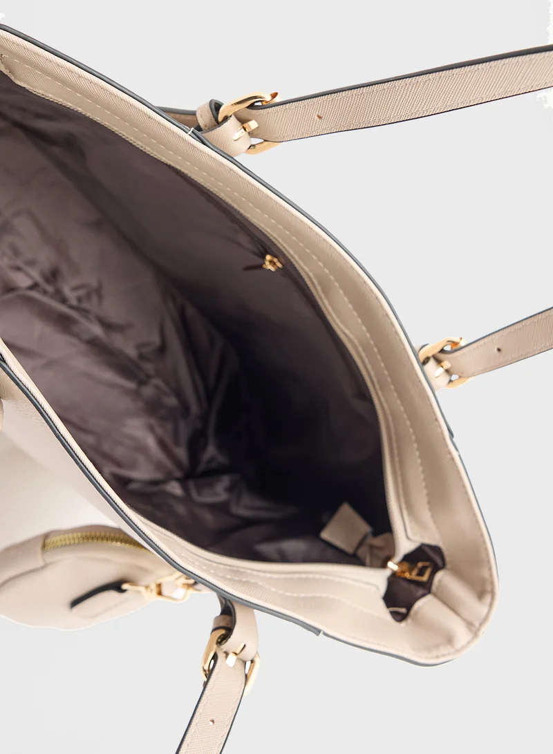 ايلا 4 In 1 Handbag Set With Tote, Crossbody, Pouch And Cardholder