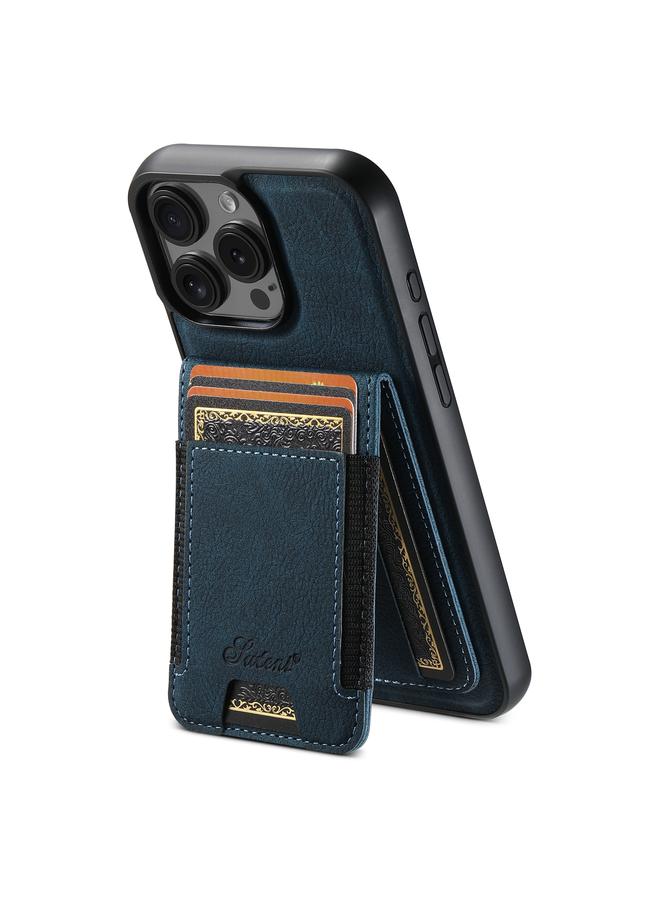 سوتين جراب هاتف iPhone 16 Pro H17 من الجلد الملمس الليتشي مع محفظة MagSafe القابلة للفصل - Image 1