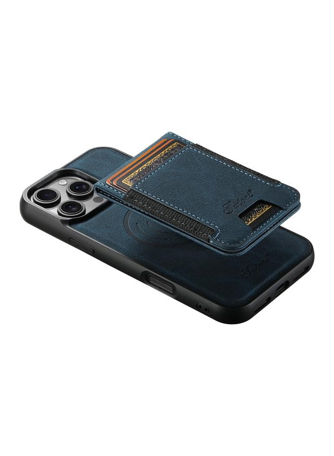 سوتين جراب هاتف iPhone 16 Pro H17 من الجلد الملمس الليتشي مع محفظة MagSafe القابلة للفصل - Image 3