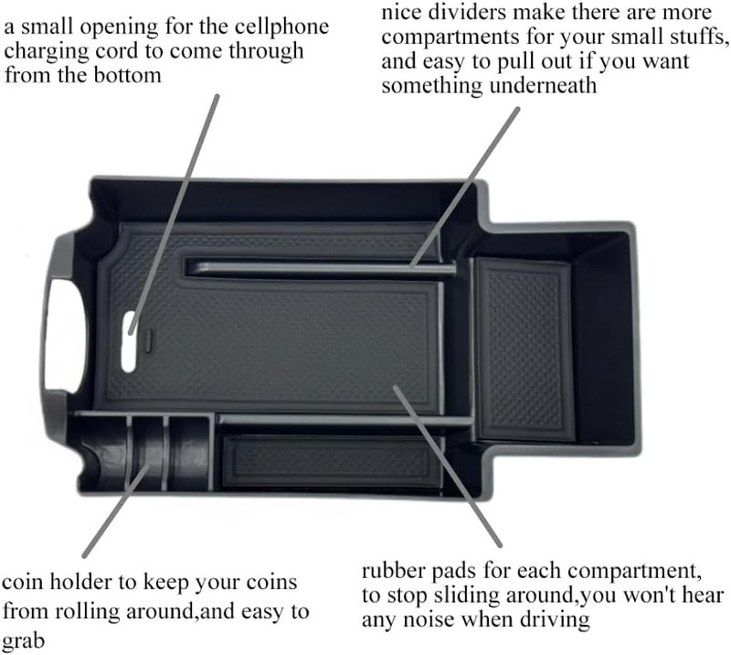 Vesul Armrest Storage Box for Mercedes-Benz - Image 3