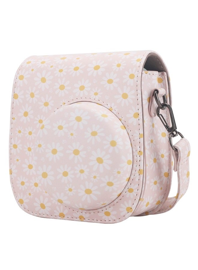 Frankmate Protective Case Compatible with Fujifilm Instax Mini 12 11 9 8 Instant Film Camera with Accessory Pocket and Adjustable Strap - Image 1