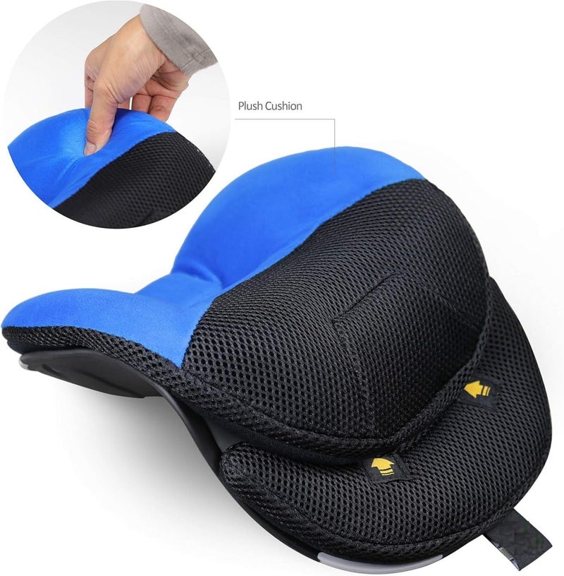 TERXA Neck Relief Pillow Contour Cervical Pillow for Pain Relief Memory Foam Cushion Comfort for NeckShouldersSleeping Health Care Device Back Sleeper Pack of 1Multicolor - Image 2