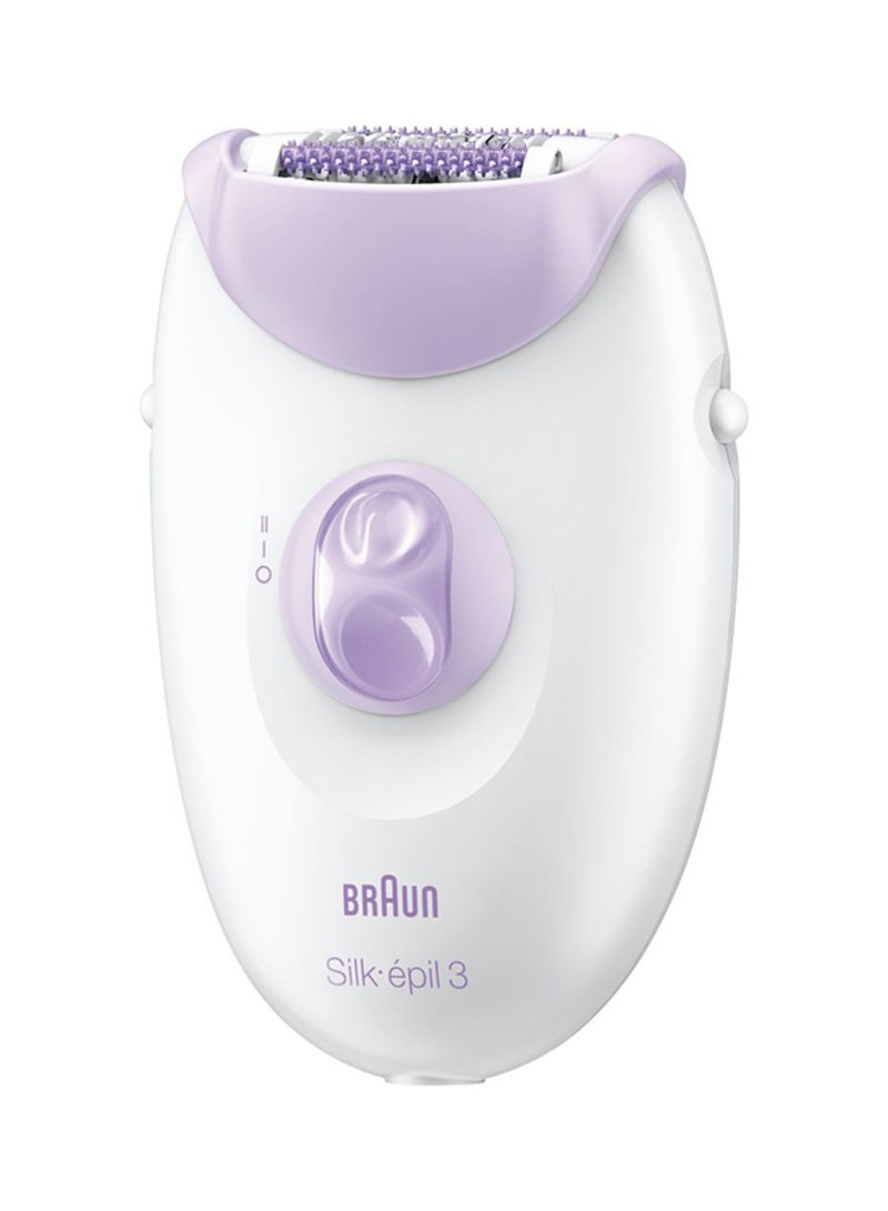 BRAUN Silk-Epil 3 3170 Legs Epilator White/Purple - Image 1