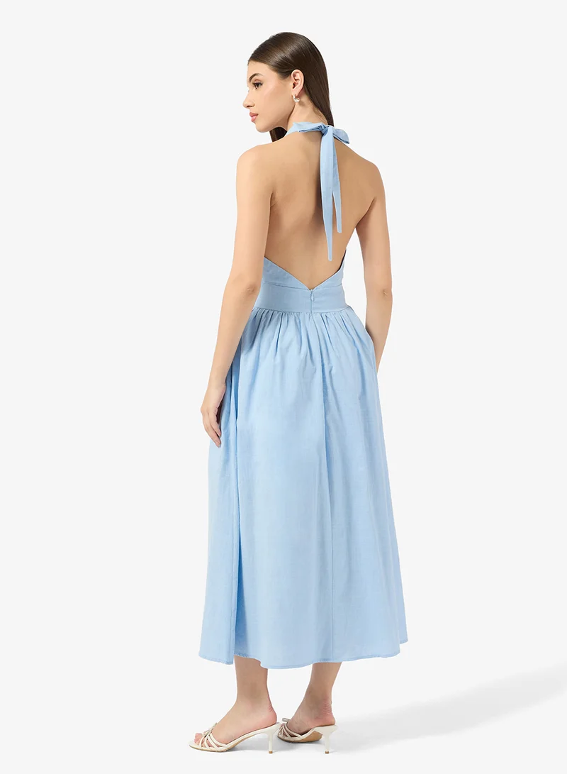 ELLA Halter Neck Dress