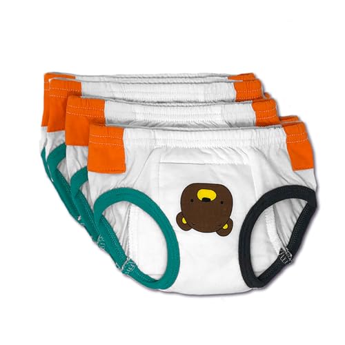 Tiny Undies Tiny Trainers Cotton Training Pants Unisex for Babies and Toddlers Elimination Communication or Potty Training 3pack 18 months BearLearn - Image 3