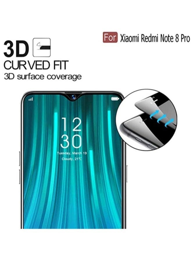 Raxoom Xiaomi Redmi Note 8 Pro Screen Protector, 9H Hardness HD Clear Easy Tempered Glass Screen Protector for Xiaomi Redmi Note 8 Pro - Image 3