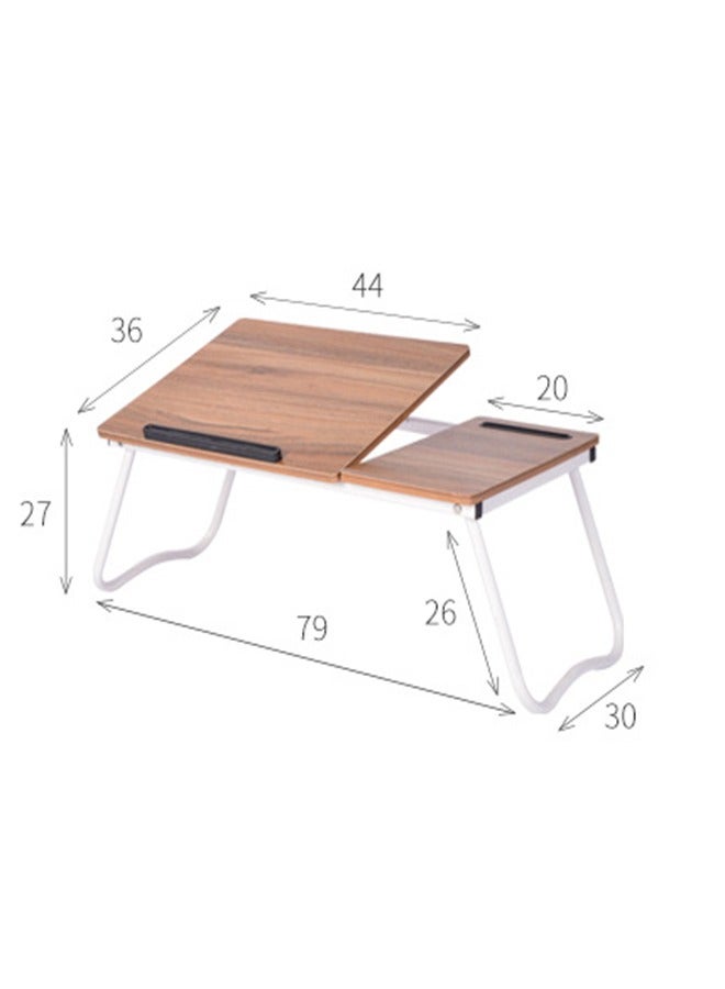 Generic Foldable Portable Small Notebook Computer Desk,Computer Table, Computer Desk On The Bed, Adjustable Angle Tilt Computer Desk, Equipped With Anti-Slip Stopper And Cup Holder. Suitable For Small-Sized Apartments. - Image 5
