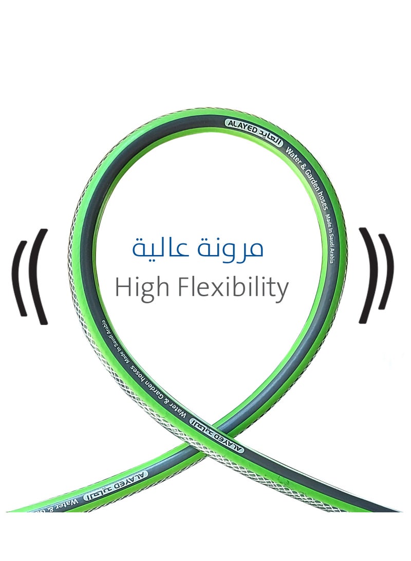 ALAYED  Steel Gardel Reel With Hose  And Sprayer 30M 5/8 Inch - Image 5