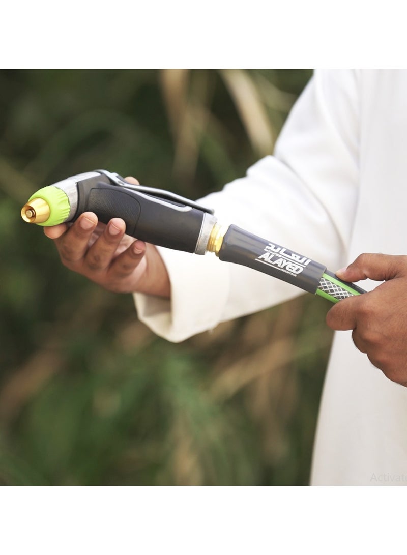 ALAYED  Steel Gardel Reel With Hose  And Sprayer 30M 5/8 Inch - Image 4