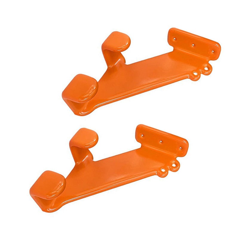 Chainsaw Wall Mount: Carbon Steel, Double Hanging Design - No Swing Structure, Protective Rubber Coating Universal Chainsaw Hanger for Workshop, Garage & Tool Storage - Image 4