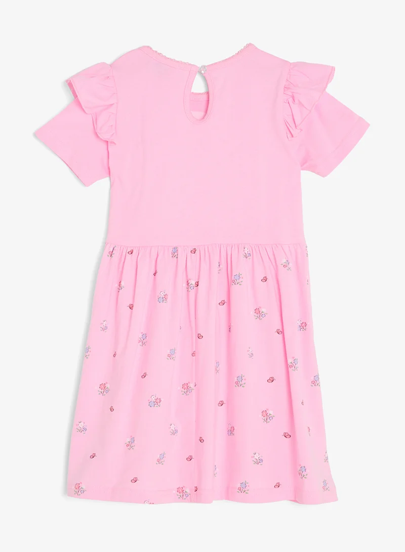 بنياتا فستان مكشكش