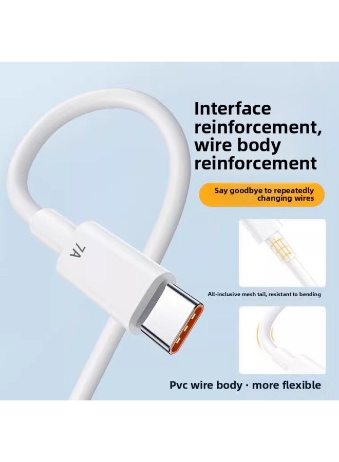 For Huawei 7a Data Line Typec Charging Line Tpyec Flash Charging Mobile Phone Line Mate30 Super Fast Charging P40-Color:7a Super Flash Charge★Two Pack [two-year Warranty]-1m  - Image 3