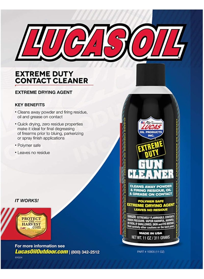 Lucas Oil 10905 Extreme Duty Gun Cleaner - 11 Ounce - Image 2