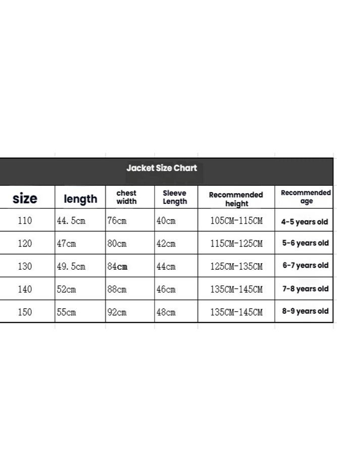 general Print Jacket Children’s Jacket Zipper Hoodie Cardigan Casual Wear Washes Without Easily Deforming - Image 3