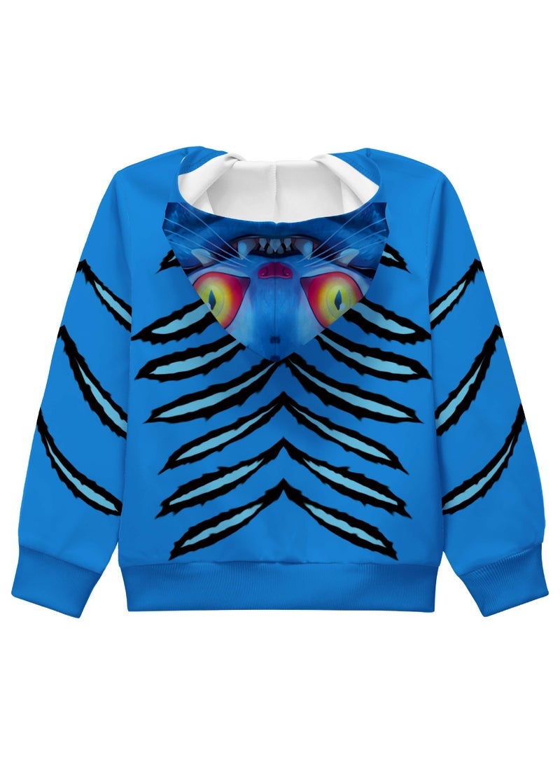 general Print Jacket Children’s Jacket Zipper Hoodie Cardigan Casual Wear Washes Without Easily Deforming - Image 2