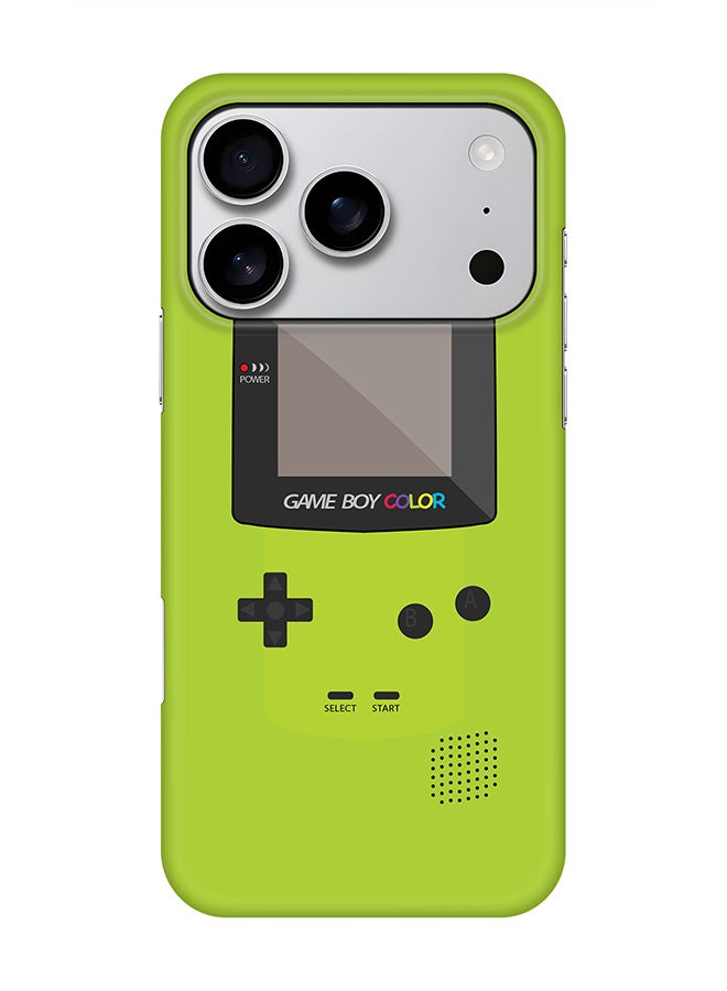 Stylizedd For iPhone 17 Pro,Case, [Compatible with MagSafe] Magnetic cover Slim fit Protection Matte, - Gameboy Color - Green