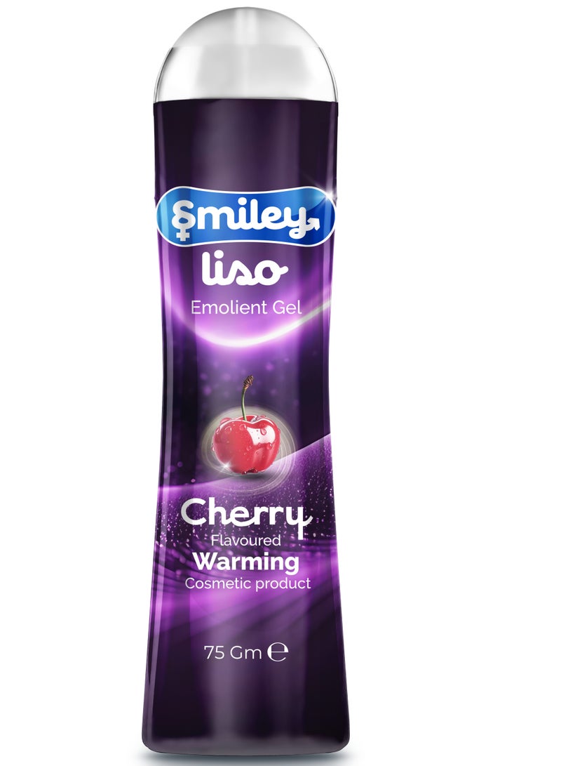 Smiley liso emollient gel cherry 75 ml