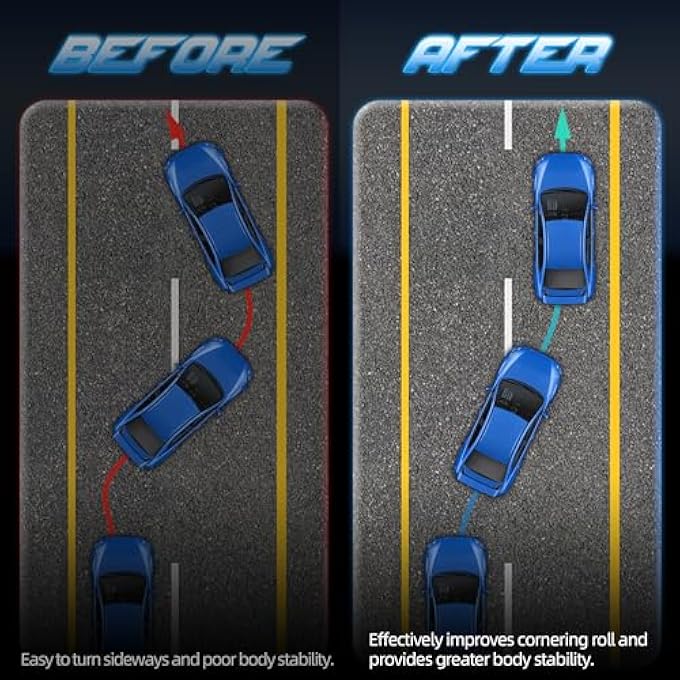 rayihni Height Adjustable Coilover Lowering Kit Compatible For 9802 Honda Accord 0103 Acura Cl 9903 Acura Tl Suspension Coil Spring Strut Shocks 4Pcs - Image 5