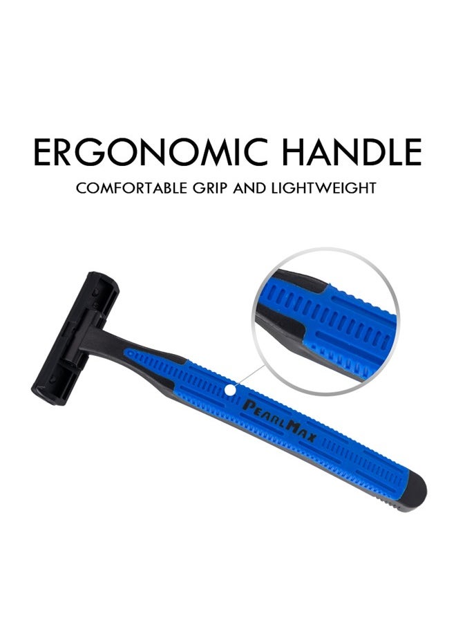 PEARLMAX - PearlMax Twin Blade Razors Smooth Shave with Aloe Vera Disposable Razors for Comfort and Precision Shaving 16 Pieces - Image 1