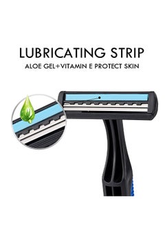 PEARLMAX PearlMax Twin Blade Razors Smooth Shave with Aloe Vera Disposable Razors for Comfort and Precision Shaving 16 Pieces  - Image 3