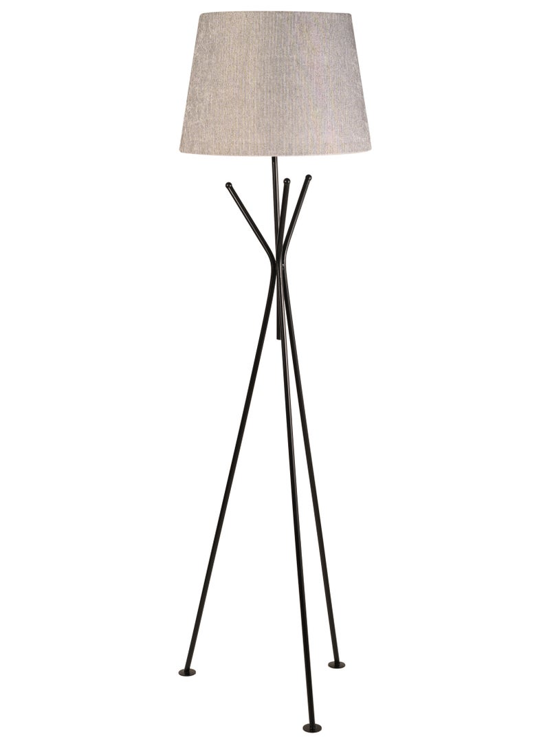 El Rawda Lighting Modern Floor Lamp | Modern And Elegant High Quality Metal Floor Lamp | Color: Black × Grey | Size: 150x40x40 cm 