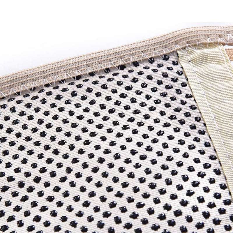 Self Heating Magnetic Lumbar Support Belt Posture Corrector Breathable Waist Brace For Men And Women Beige XL - Image 5