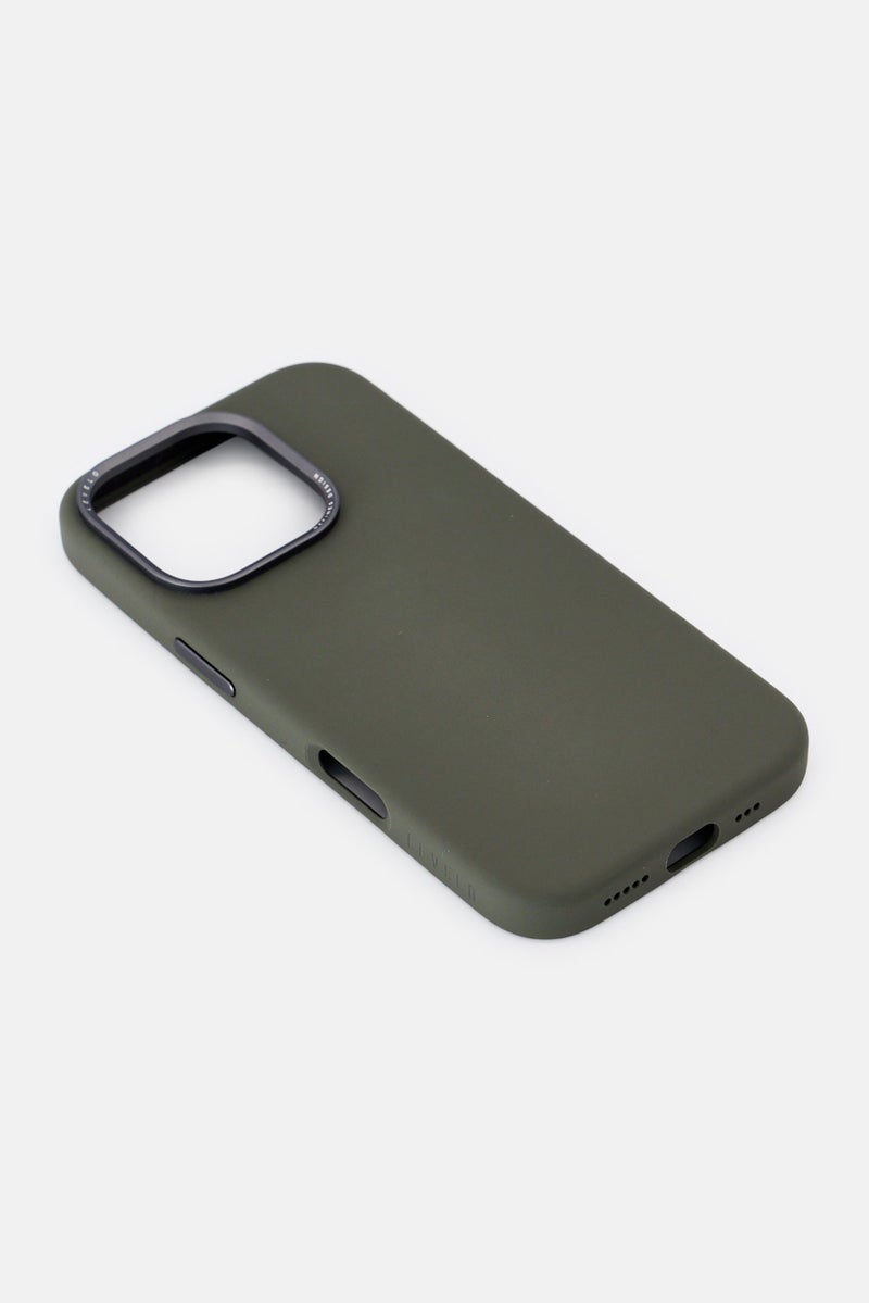 LEVELO iPhone 16 Pro Iris Magsafe Liquide Silicone Case, Grey - Image 4