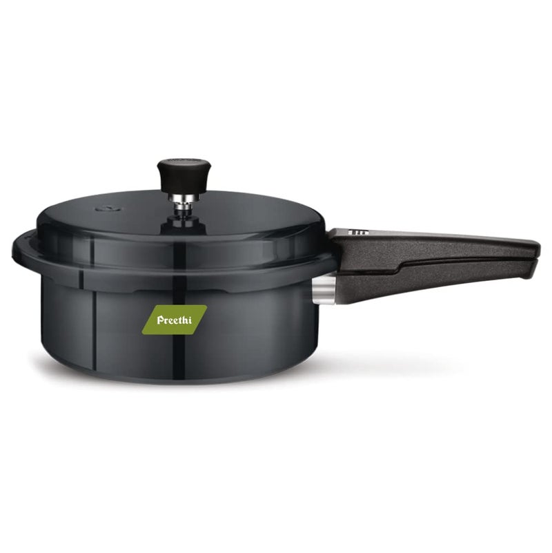Preethi Hard Anodized Induction Base Outer Lid Pressure Cooker 2 Litres