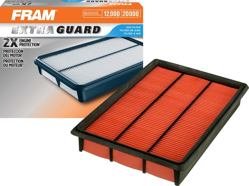 FRAM Extra Guard Rigid Rectangular Panel Engine Air Filter Replacement, Easy Install w/Advanced Engine Protection and Optimal Performance, CA6849 - Image 1